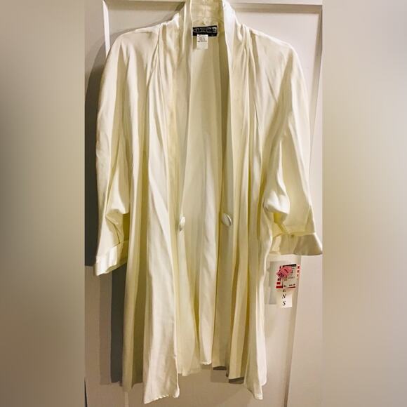 NWT Vintage H.P. Fashions cream Cardigan jacket size 20 - Picture 3 of 7